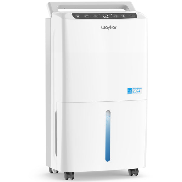 Upgraded 34-Pint Energy Star Most Efficient Dehumidifier for Home & Basement – Quiet 33dB, Auto/Manual Drain, and 0.6 Gal Tank