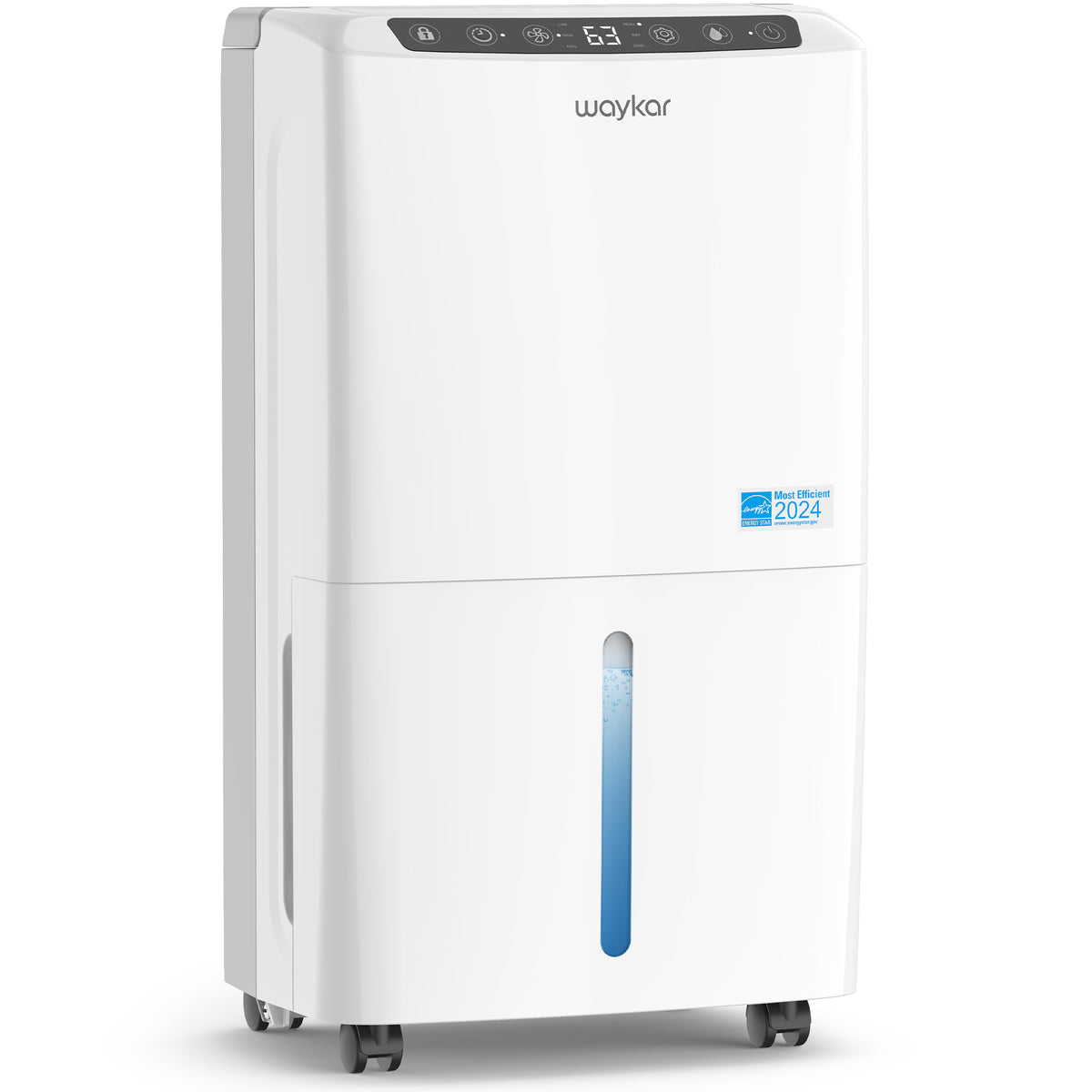 Upgraded 34-Pint Energy Star Most Efficient Dehumidifier for Home & Basement – Quiet 33dB, Auto/Manual Drain, and 0.6 Gal Tank