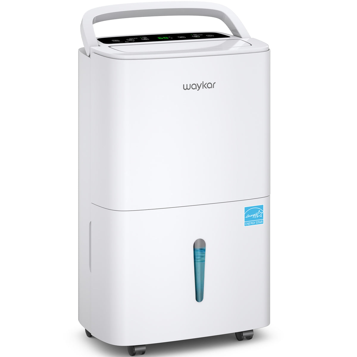 150-Pints Large Area Dehumidifier with Pump and Auto Defrost - Covers Up to 7,000 Sq. Ft, with Drain Hose, Self-Drying